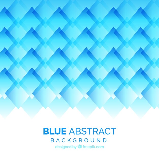 Abstract background with geometric shapes in blue tones