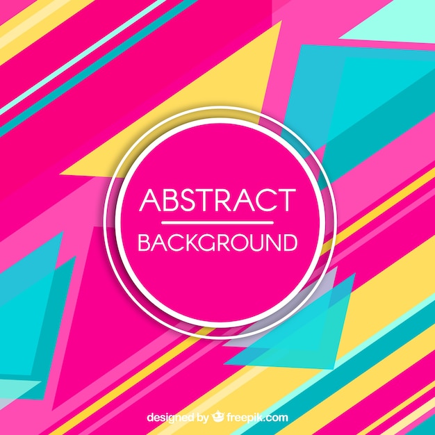 Abstract background with geometric style