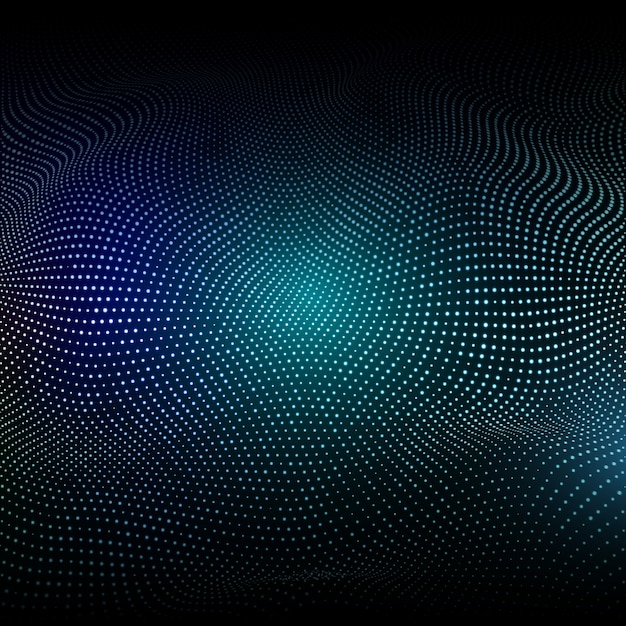 Abstract background with glowing dots design