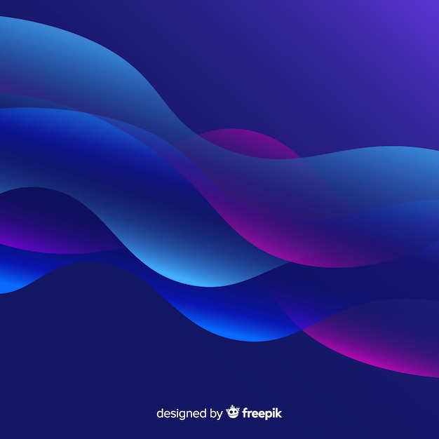 Abstract background with gradient shapes