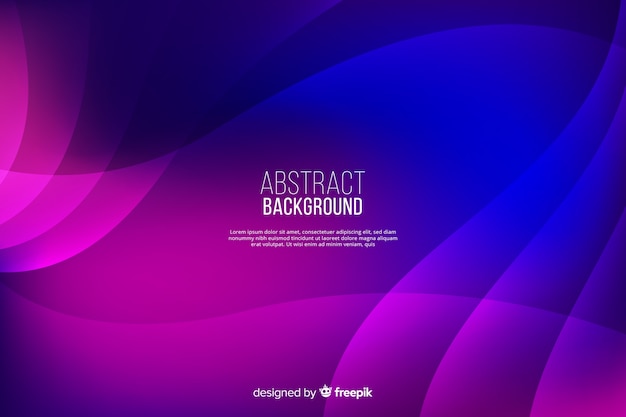 Abstract background with gradient shapes