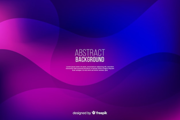 Abstract background with gradient shapes