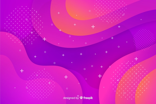 Abstract background with gradient shapes