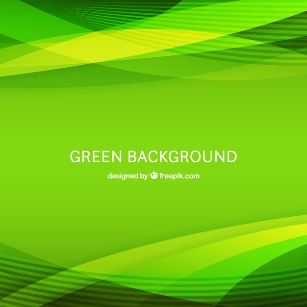 Abstract background with green shapes