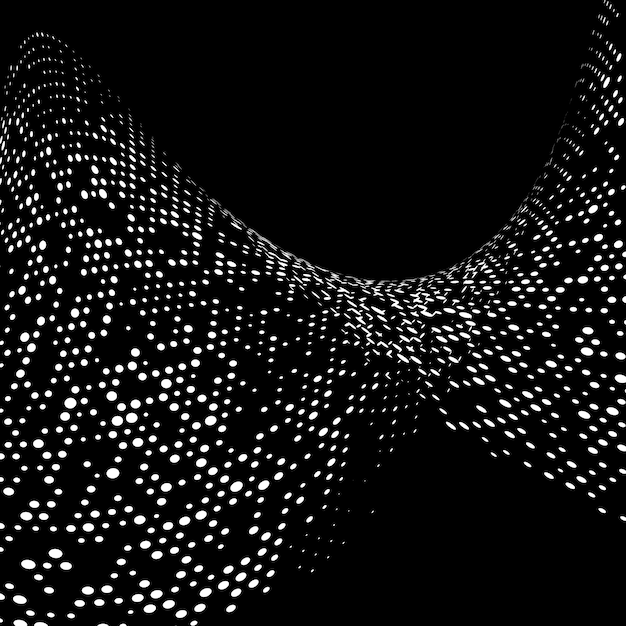 Free Vector abstract background with halftone dots design