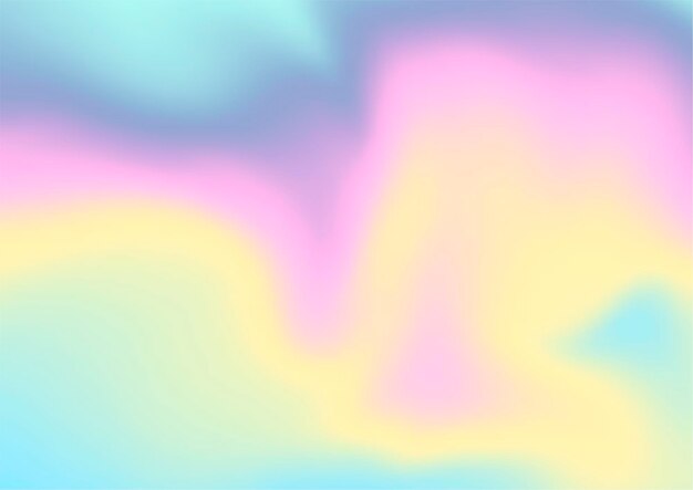 Abstract background with an iridescent hologram design