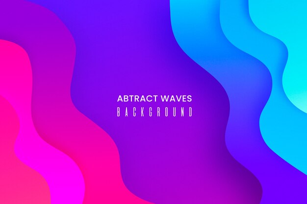 Abstract background with liquid shapes