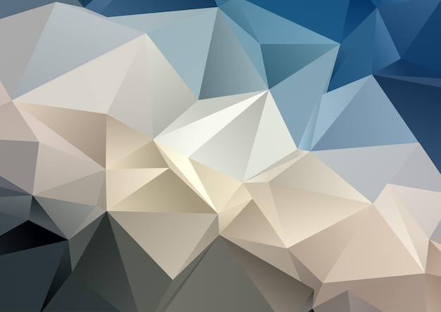 Free Vector abstract background with a low poly design