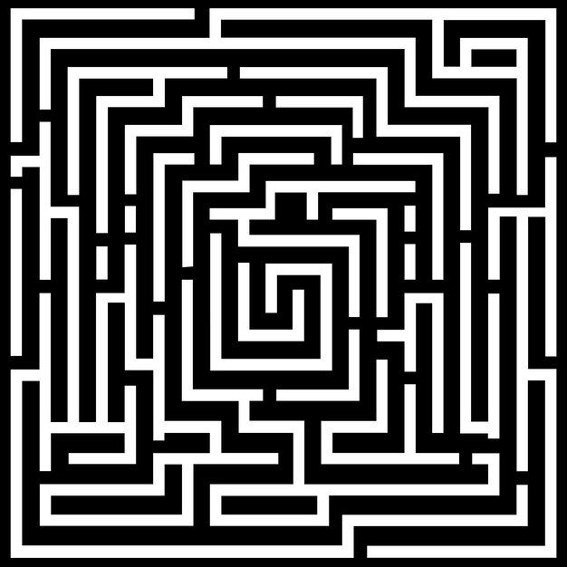 Abstract background with a maze design