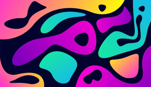 Free Vector abstract background with modern colors