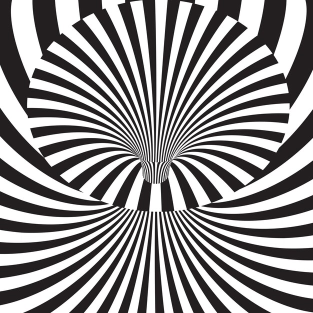 Abstract background with an optical illusion design