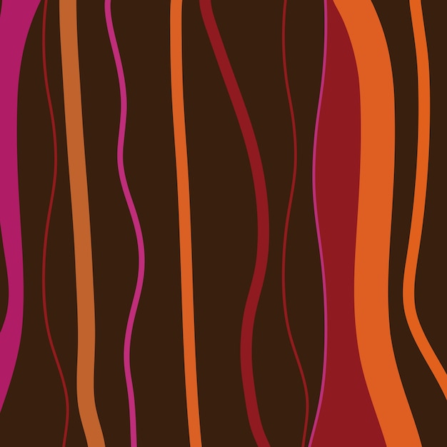 Free Vector abstract background with orange and pink lines