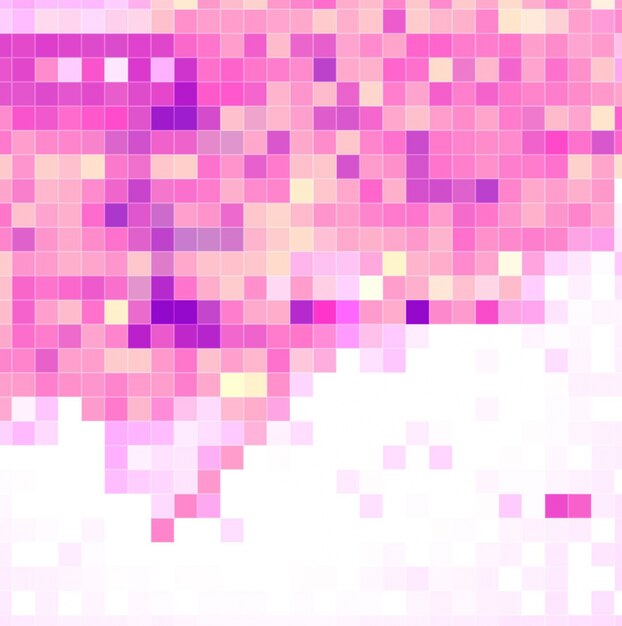 Abstract background with pink pixels