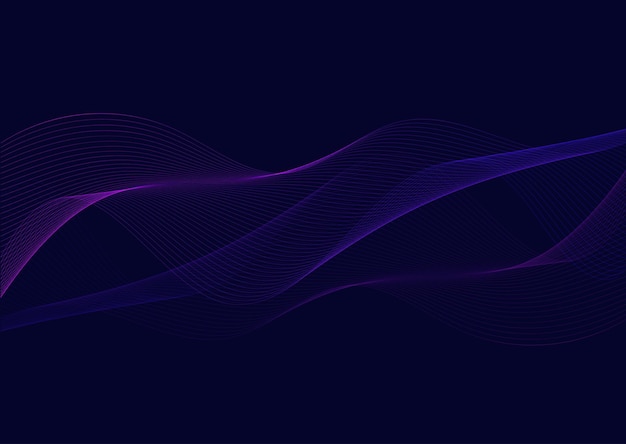 Free Vector abstract background with pink and purple flowing lines design