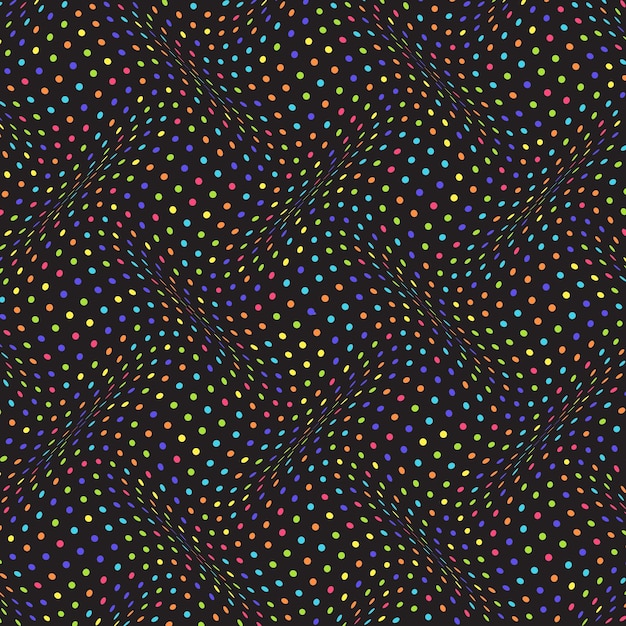 Free vector abstract background with a polka dot pattern