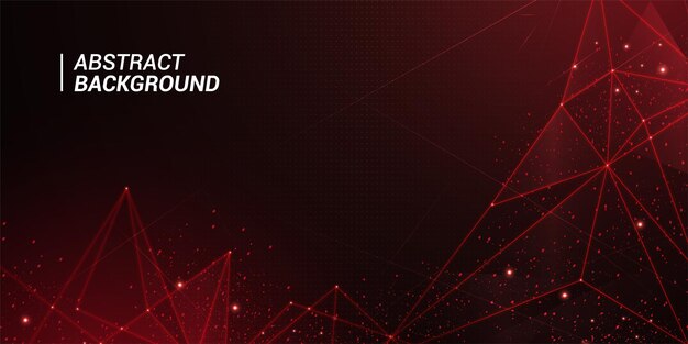 Abstract Background with Red Lines