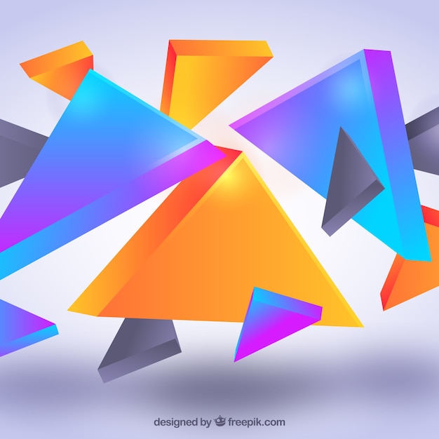 Abstract background with triangular shapes