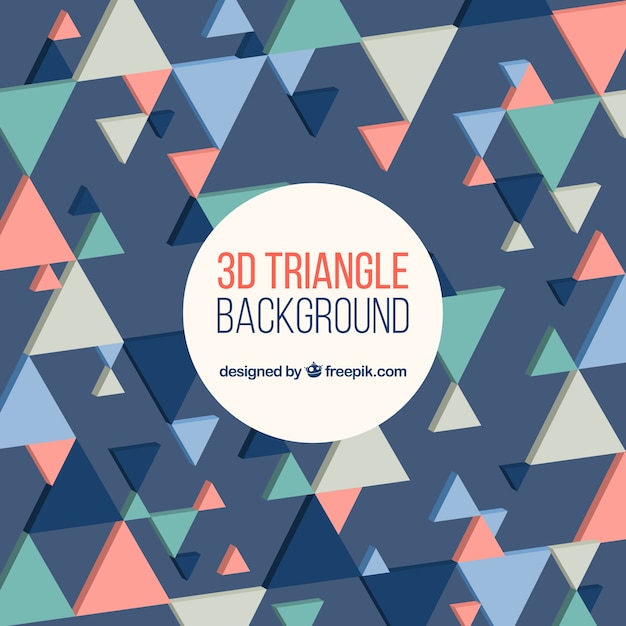 Abstract background with triangular shapes