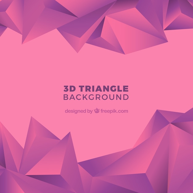 Free Vector abstract background with triangular shapes