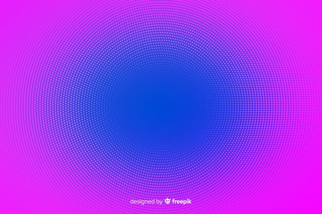 Abstract background with vibrant halftone effect