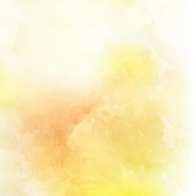 Abstract background with a yellow watercolor texture