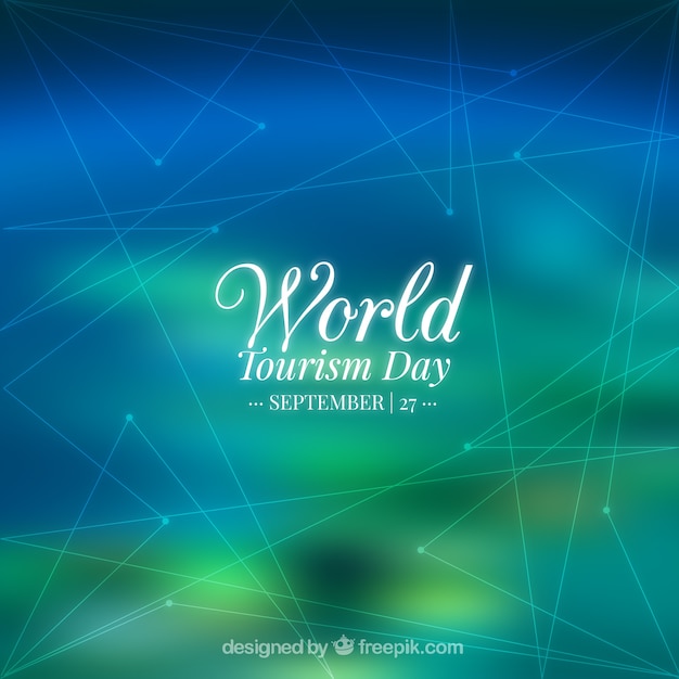 Abstract background for world tourism day