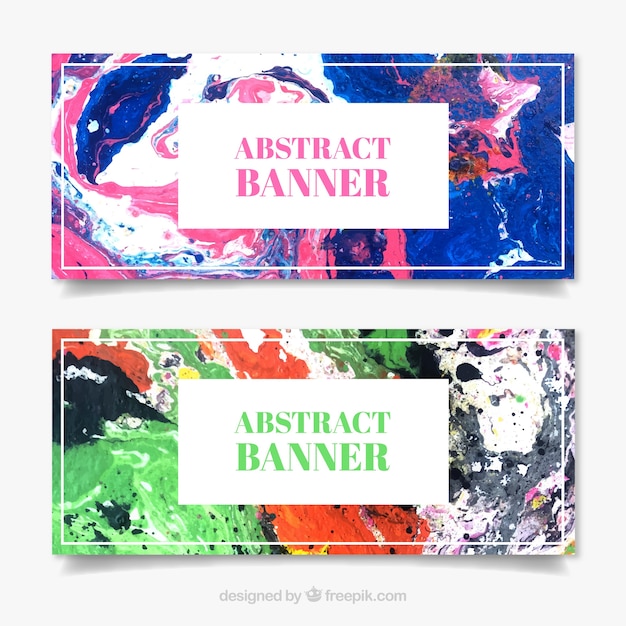 Abstract banner design