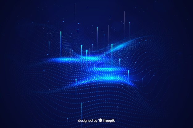 Abstract big data concept wallpaper