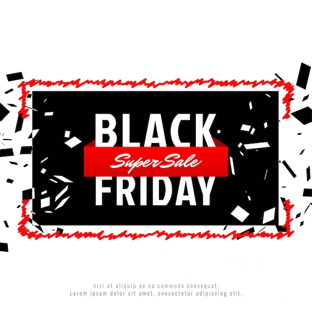 Abstract Black Friday sale advertising background