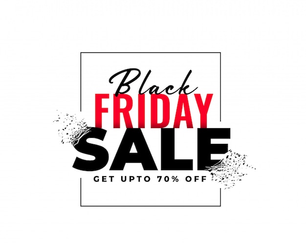 Abstract black friday sale banner in explosion style