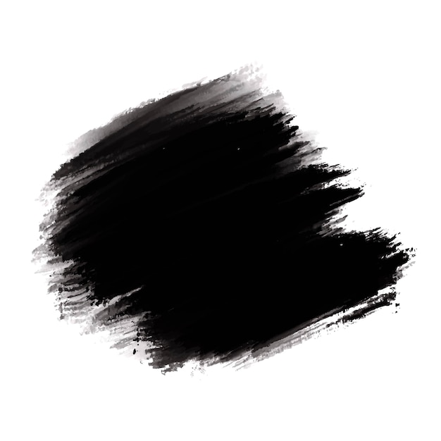 Free vector abstract black watercolor stain design