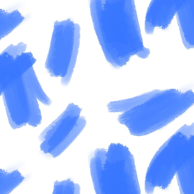 Free Vector abstract blue brush stroke pattern