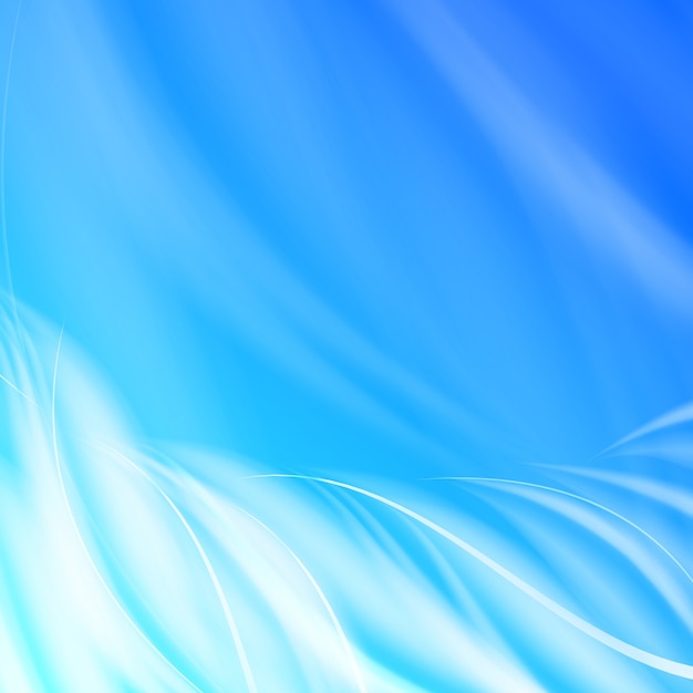 Abstract blue flames.