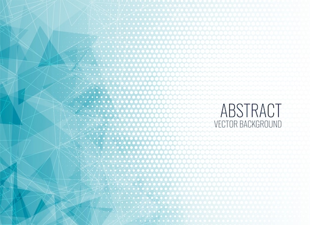 Abstract blue geometric shapes background