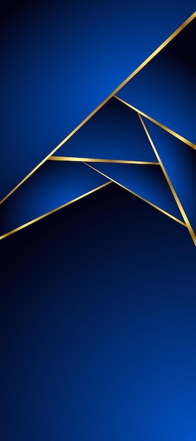 abstract blue and gold luxury background with abstracts