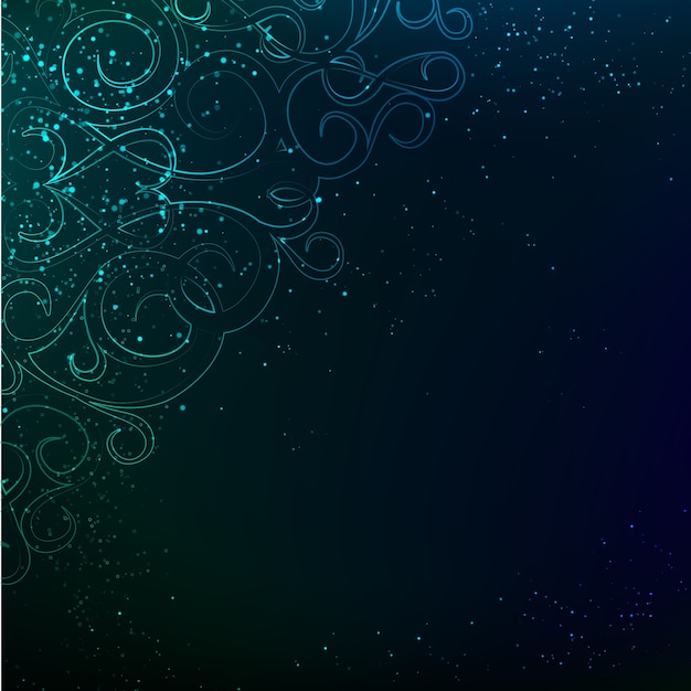 Abstract blue lights background