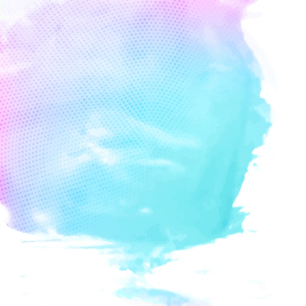 Free Vector abstract blue and pink watercolor background