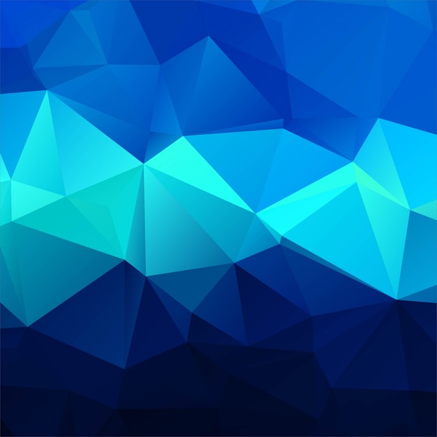 Abstract blue polygonal background