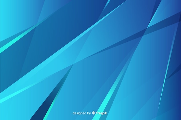 Abstract blue shapes background design