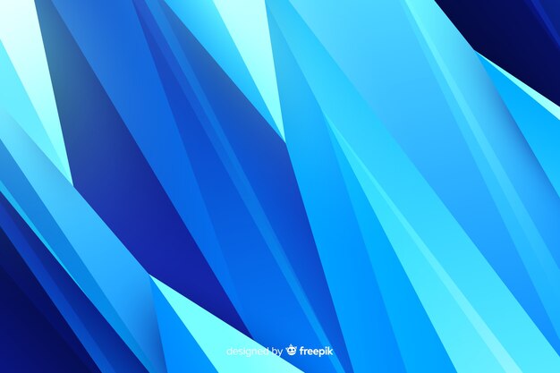 Abstract blue shapes background