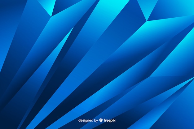 Abstract blue shapes background