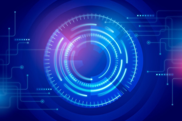 Abstract blue technology background