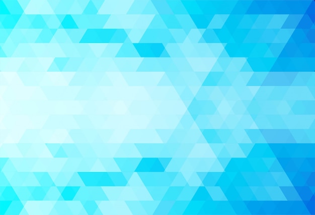 Abstract blue triangle shapes background