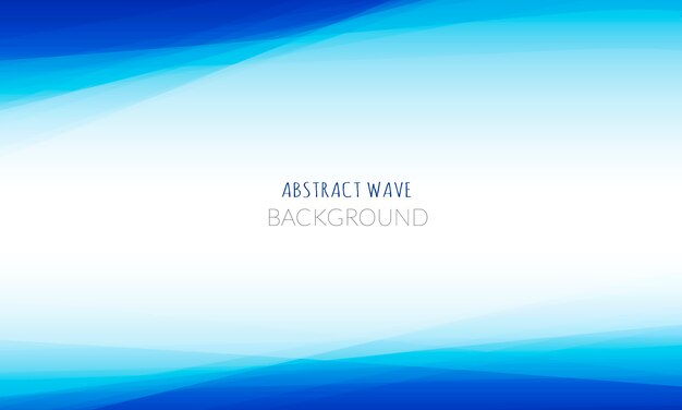 Abstract blue wave background