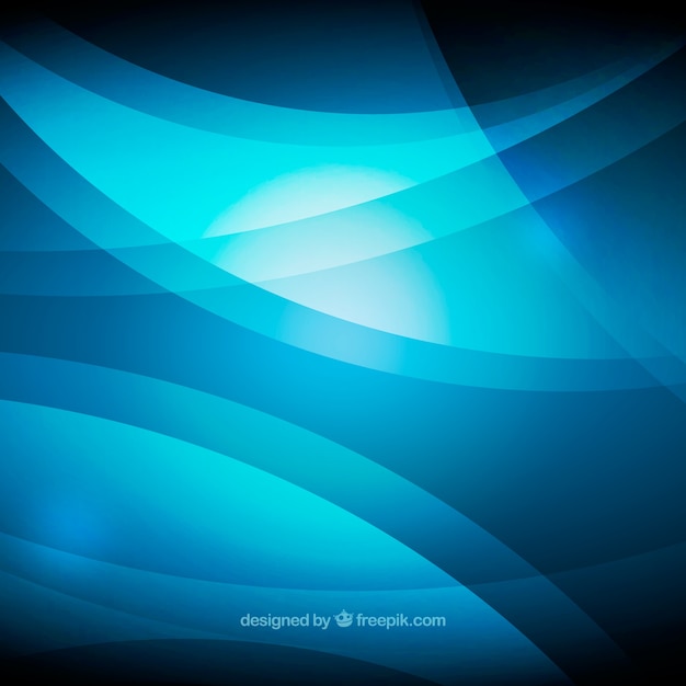 Abstract blue wavy background