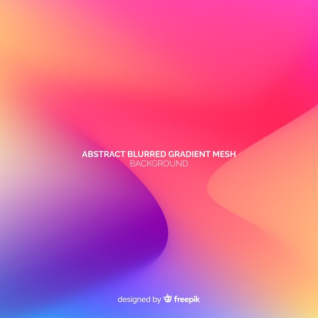 Abstract blurred gradient mesh background