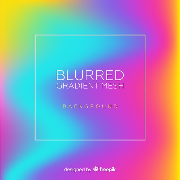 Abstract blurred gradient mesh background