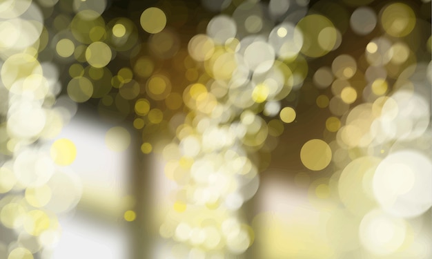 Free vector abstract bokeh blurred lights wallpaper