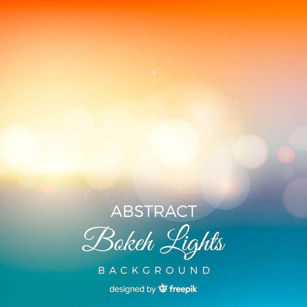 Abstract bokeh lights background