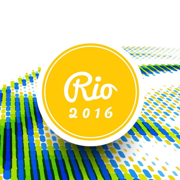 Free Vector abstract brazil colored background 